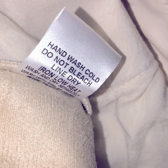 FORE ivory color faux leather pants size small - Picture 8 of 8